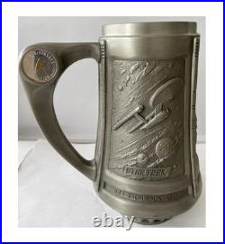 Vintage 1991 Franklin Mint The Official Star Trek TOS 25th Anni Pewter Tankard
