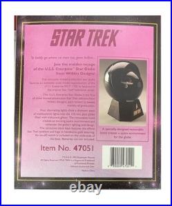 Vintage 1992 Star Trek The USS Enterprise NCC-1701 Lighted Star Globe Ex Shop
