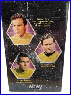 Vintage 2006 Star Trek TOS 40th Anni Captain Pike In Command Chair Action Figure
