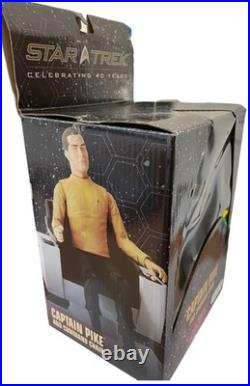 Vintage 2006 Star Trek TOS 40th Anni Captain Pike In Command Chair Action Figure