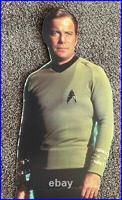 Vintage 6ft 1992 Star Trek Captain Kirk William Shatner Standee Stand Up NOS New