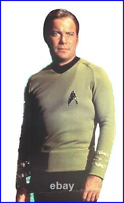 Vintage 6ft 1992 Star Trek Captain Kirk William Shatner Standee Stand Up NOS New