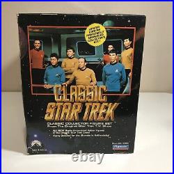 Vintage Classic Star Trek Bridge Figure Set 1993 Collectors Edition New Sealed
