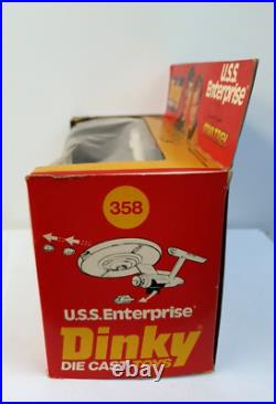 Vintage Dinky Model Star Trek USS Enterprise #358 Boxed Original Excellent