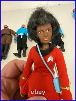 Vintage Mego Star Trek Figure Lot All Original Complete + In Beautiful Condition