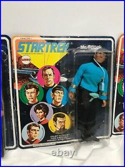 Vintage ORIGINAL 1974 MEGO Star Trek Mr. SPOCK/UHURA/KLINGON 8 Figure SEALED