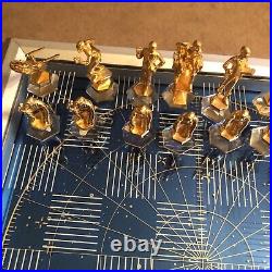 Vintage Official Franklin Mint STAR TREK 25th Anniversary Chess Set Complete