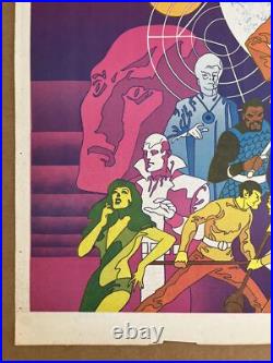 Vintage Original 1970s Star Trek Poster Steranko Spock Kirk Sci-fi Space