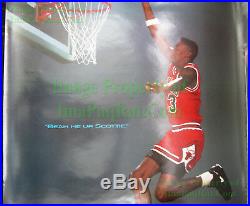 Vintage Original NIKE Poster Beam Me Up Scottie Pippen Chicago Bulls STAR TREK