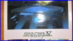 Vintage Original STAR TREK IV The Voyage Home 1986 Retail VHS Movie Poster 23x37