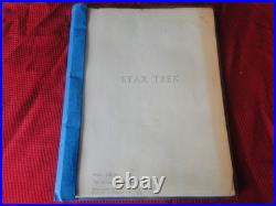 Vintage Original Star Trek TV Show Script First Draft He Walked Among Us 1967