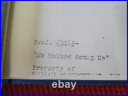 Vintage Original Star Trek TV Show Script First Draft He Walked Among Us 1967