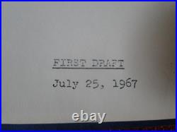 Vintage Original Star Trek TV Show Script First Draft He Walked Among Us 1967