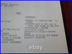Vintage Original Star Trek TV Show Script First Draft He Walked Among Us 1967