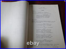 Vintage Original Star Trek TV Show Script First Draft He Walked Among Us 1967
