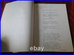 Vintage Original Star Trek TV Show Script First Draft He Walked Among Us 1967