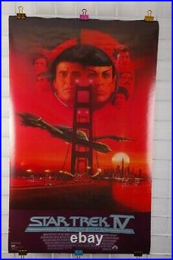 Vintage Original1986 Star Trek IV The Voyage Home Movie Poster