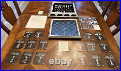 Vintage Paramount Official Franklin Mint STAR TREK Original Chess Set Complete