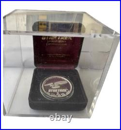 Vintage Rarities Mint 1989 Ltd Ed Star Trek TOS Commemorative Coin Lt. Uhura