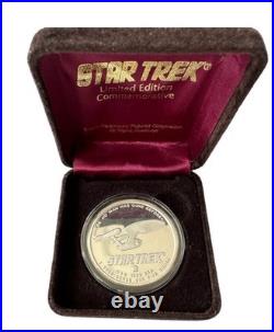 Vintage Rarities Mint 1989 Ltd Ed Star Trek TOS Commemorative Coin Lt. Uhura