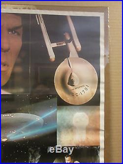 Vintage Star Trek Collage 1976 original Poster 10050