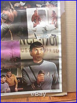 Vintage Star Trek Collage 1976 original Poster 10050