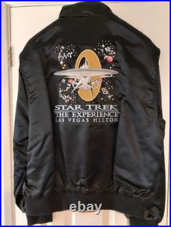 Vintage Star Trek Experience Las Vegas Hilton Jacket With Original Cover XL NWT