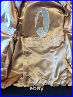 Vintage Star Trek Experience Las Vegas Hilton Jacket With Original Cover XL NWT