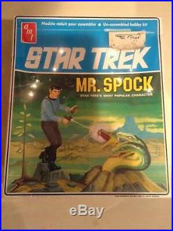 Vintage Star Trek Original Issue Sealed 5 model kit Lot Rare Spock Enterprise