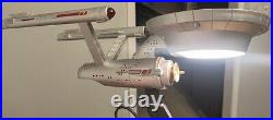 Vintage Star Trek USS Enterprise NCC-1701 Light Up Lamp-Rare No Base