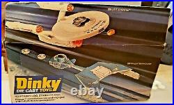 Vintage USS Enterprise Star Trek Dinky Toys. Firing mech works Original Box 1976