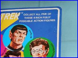 Vintage original Mego Star Trek 8-inch CAPTAIN KIRK MOC (5 face card)