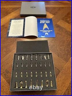 Vintage1994 Franklin Mint Official Star Trek Tridimensional Chess 3D-NO BOARD(s)