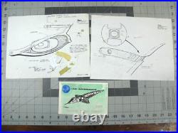 Vtg 1980s concept art Star Trek Next Generation Enterprise specs Greg Jein v14 Vtg 1980s concept art Star Trek Next Generation Enterprise specs Greg Jein v14