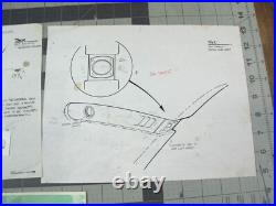 Vtg 1980s concept art Star Trek Next Generation Enterprise specs Greg Jein v14 Vtg 1980s concept art Star Trek Next Generation Enterprise specs Greg Jein v14