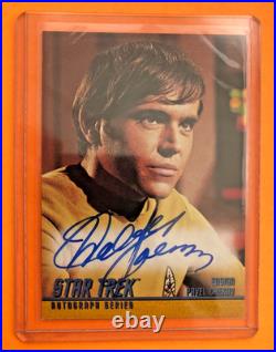WALTER KOENIG 1997 Skybox Star Trek TOS Season 1 Autograph Trading Card
