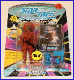 WHOOPI GOLDBERG SIGNED'STAR TREK NEXT GENERATION' TOY ACTION FIGURE withCOA PROOF