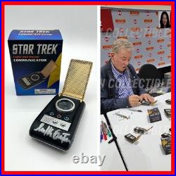 WILLIAM SHATNER Cap Kirk Signed Star Trek Classic Communicator COA & PICTURES
