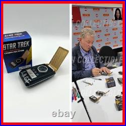 WILLIAM SHATNER Cap Kirk Signed Star Trek Classic Communicator COA & PICTURES
