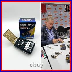 WILLIAM SHATNER Cap Kirk Signed Star Trek Classic Communicator COA & PICTURES