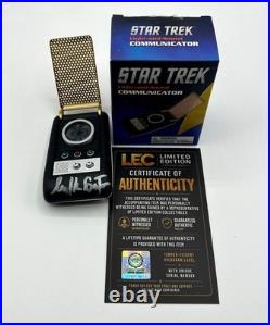 WILLIAM SHATNER Cap Kirk Signed Star Trek Classic Communicator COA & PICTURES
