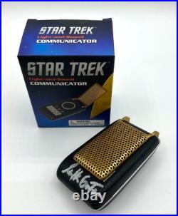 WILLIAM SHATNER Cap Kirk Signed Star Trek Classic Communicator COA & PICTURES