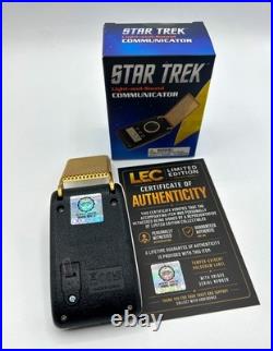 WILLIAM SHATNER Cap Kirk Signed Star Trek Classic Communicator COA & PICTURES