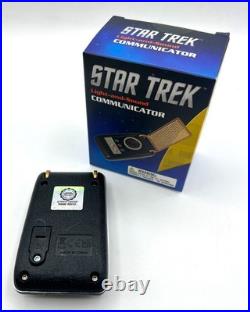 WILLIAM SHATNER Cap Kirk Signed Star Trek Classic Communicator COA & PICTURES