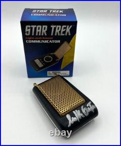 WILLIAM SHATNER Cap Kirk Signed Star Trek Classic Communicator COA & PICTURES