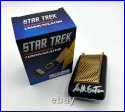 WILLIAM SHATNER Cap Kirk Signed Star Trek Classic Communicator COA & PICTURES
