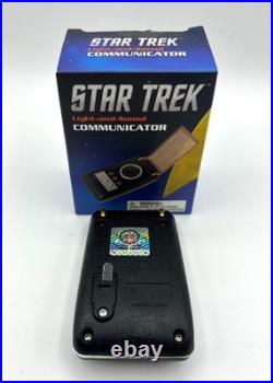 WILLIAM SHATNER Cap Kirk Signed Star Trek Classic Communicator COA & PICTURES