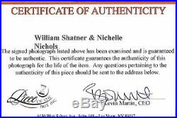 WILLIAM SHATNER & NICHELLE NICHOLS Star Trek Autographed 8x10 Signed Photo COA