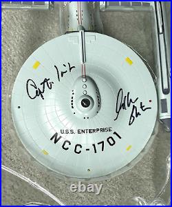 WILLIAM SHATNER signed autographed Star Trek Enterprise large JSA Captain Kirk