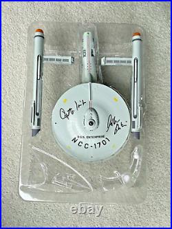 WILLIAM SHATNER signed autographed Star Trek Enterprise large JSA Captain Kirk